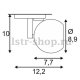 Трековый светильник SLV 1Phase-Track Light Eye 1 GU10 144019. 