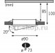 Встраиваемый светодиодный светильник Paulmann EBL Set Led 3961. 