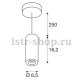 Подвесной светодиодный светильник SLV Numinos S PD Dali 1004439. 