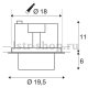 Встраиваемый светодиодный спот SLV Supros Move 1003314. 