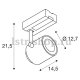 Трековый светодиодный светильник SLV 3Ph Supros 1003293. 