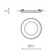 Встраиваемый светильник Azzardo Linda 17 AZ2241. 