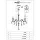 Подвесная люстра Seven Fires Нерезза 65711.01.29.08. 