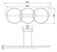 Подвесной светильник Arte Lamp Fluido A3913SP-24BK. 